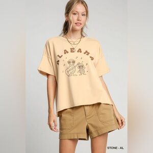Umgee Stone Graphic Short Sleeve Tee